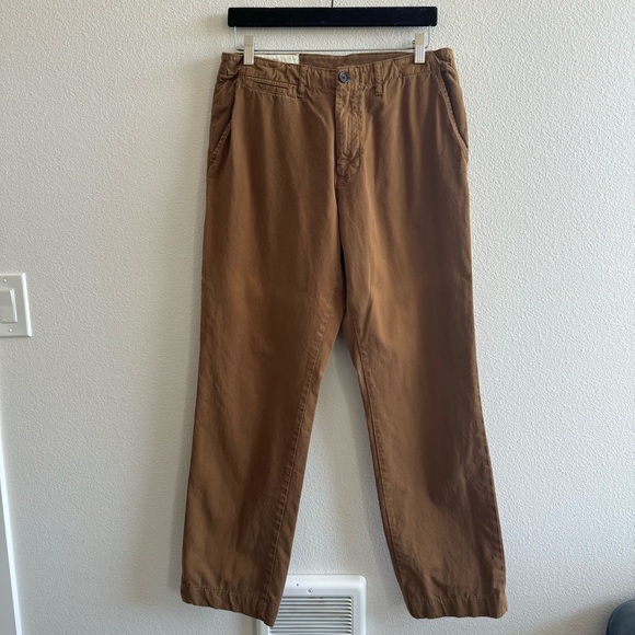 Billy Reid Wynn Chino Pants Republic Twill Cotton Straight Leg Fall Winter - Picture 2 of 10